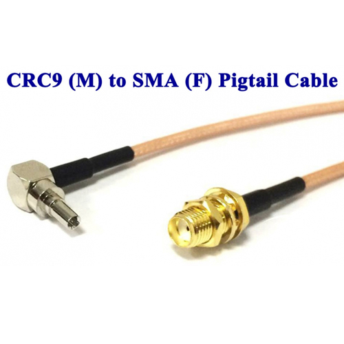 SMA Female to Dual CRC9 TS5 Male Jack Splitter Combiner RG316 Coaxial Cable