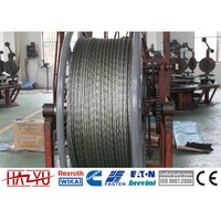 Pulling Ropes Heavy Duty Braided Steel - Galvanized Steel Grey, 12-30 Mm Diameter, High Tensile Strength, Corrosion Resistant