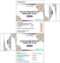 Hyoscine Butyl Bromide Tablet 10mg - Drug Type: Generic Drugs