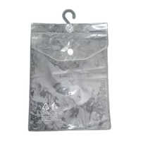 Jockey Style Pvc Bag - Transparent Pvc, For Apparel Up To 0.5 Kg | Custom Print Option, Secure Closure For Safe Transport