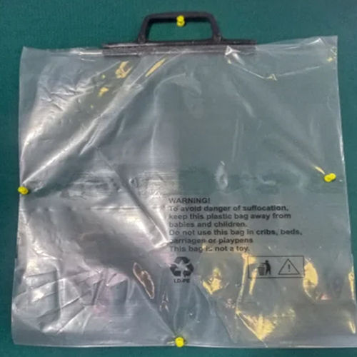 Transparent Ldpe Packaging Bags With Handel - Length: 15 Inch (In)