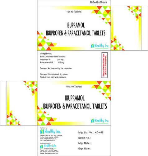 Ibuprofen 400mg + Paracetamol 325mg tablet