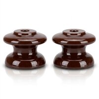 Porcelain Lt Shackle Insulator - Stainless Steel, Modern Design | First-class Insulator For Commercial Applications With Reliable Warranty