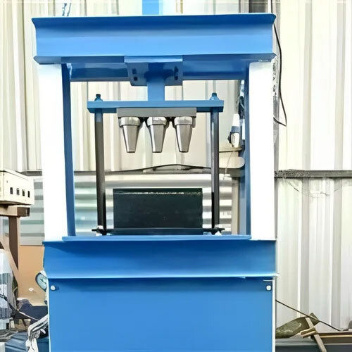 Blue Hand Press Paper Plate Machine