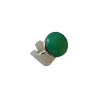 Chrysoprase Stone Ring - Shape: Round
