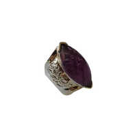Amethyst Stone Ring - Shape: Round