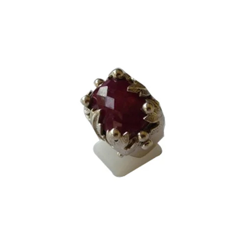 Ruby Corundum Stone Ring