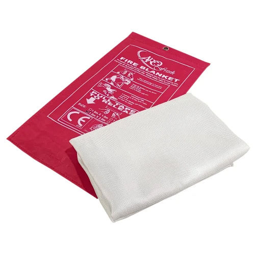 White Airofresh Fiber Glass Fire Blanket