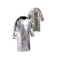 Silver Aluminised Back Open Jacket