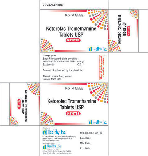 Ketorolac Tromethamine tablet 10mg