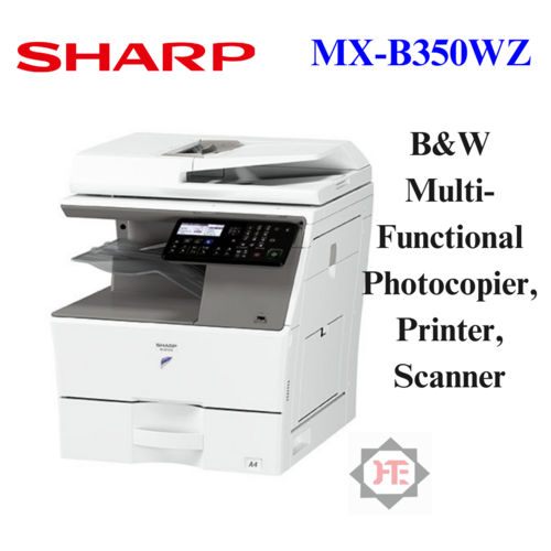 Sharp Mx B350wz Black And White A4 Size Auto Duplex Photocopier Printer Scanner