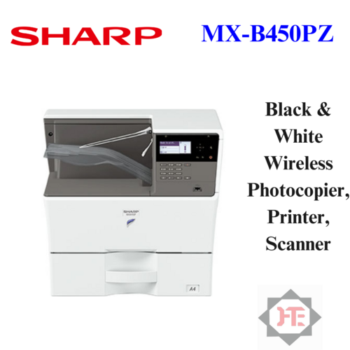 Sharp MX B450PZ Black and White A4 size Auto Duplex Photocopier Printer Scanner