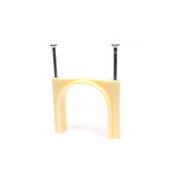 Nail Clip - Durable Plastic, Various Sizes Available, Sleek White Color - Commercial-grade G Clamp For Secure Material Handling