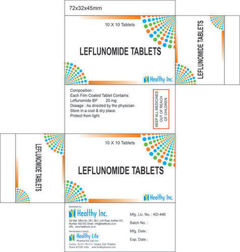 Leflunomide tablet 20mg