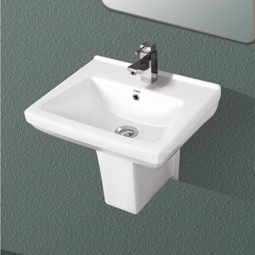 18 x 16 inch Half Pedestal Swift Wash Basin