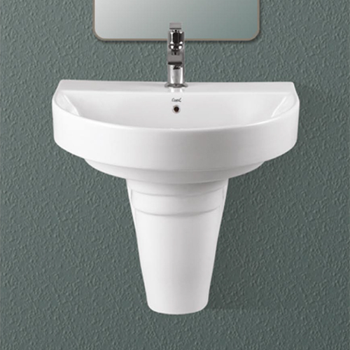 22 x 16 inch Half Pedestal Classic Set Basin