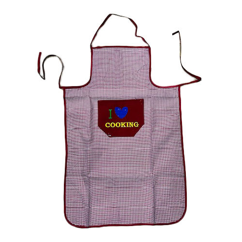 High Quality Mini Check Print Apron