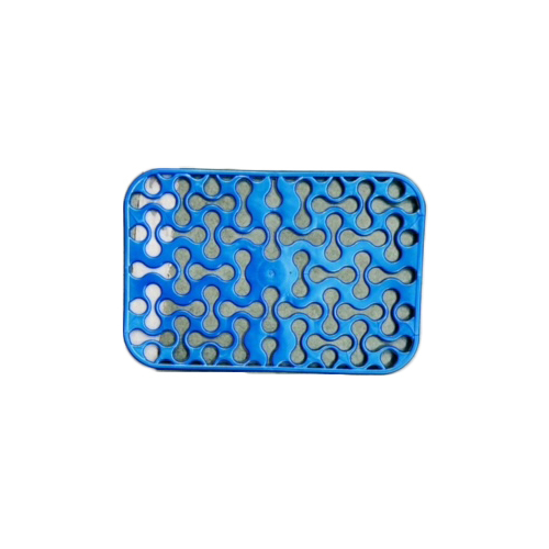 Blue Jaali Fridge Mat