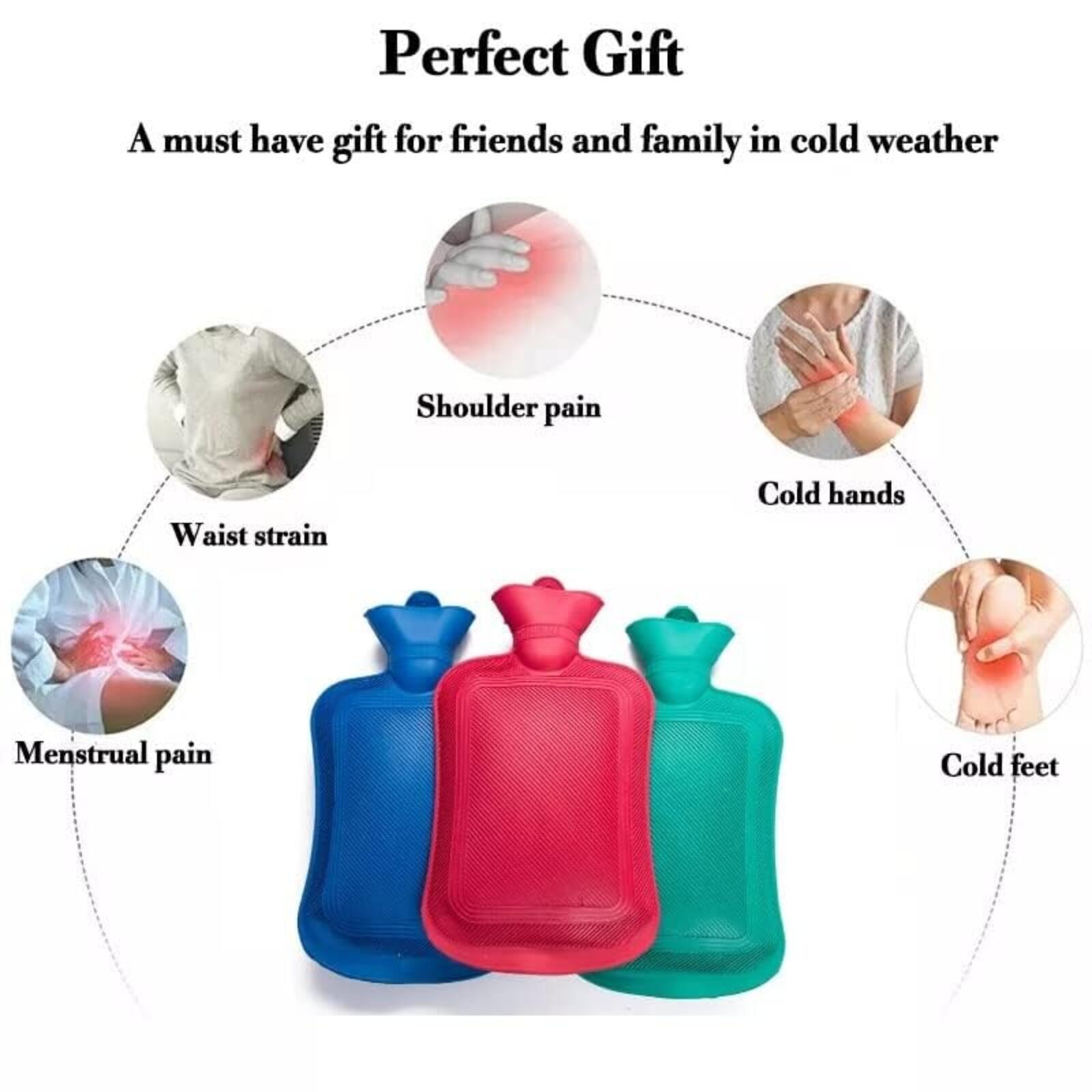 2 LITER RUBBER HOT BAGS