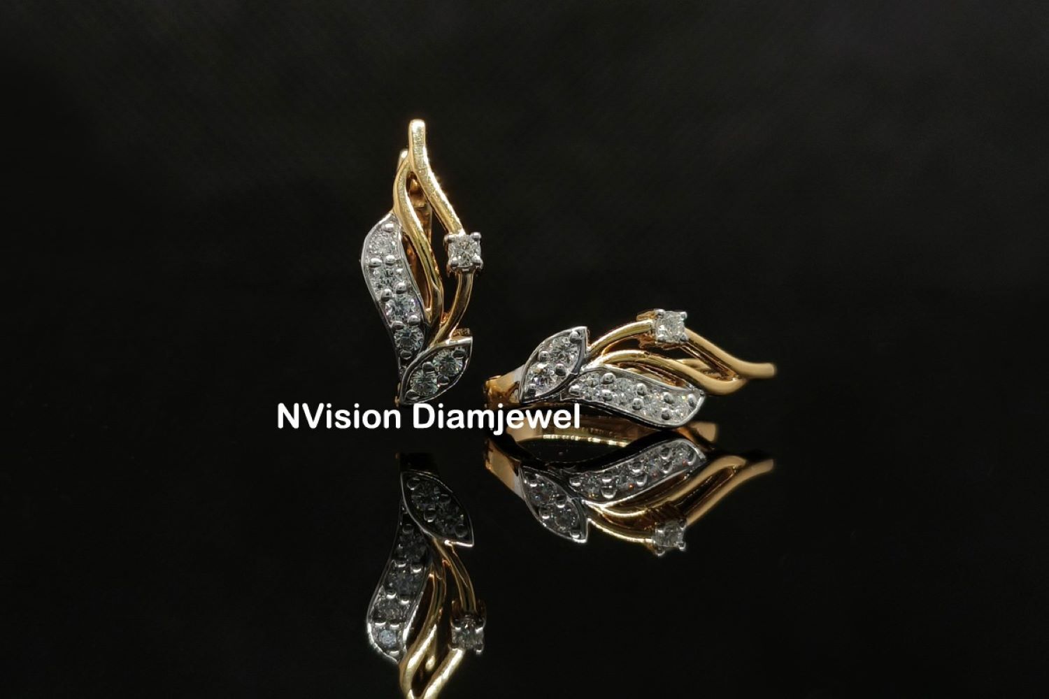 Natural Diamond Bali Earrings