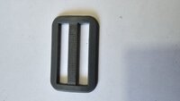 Adjuster Square Buckle (sb) - Derlin Material, 38mm Size | Versatile Plastic Buckle For Bags, Straps, Strength And Stylish Design