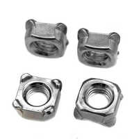 T Hammer Nut - Stainless Steel, 40 X 40 Mm, Silver | High Quality, Customized Etching Shape, Polished Surface