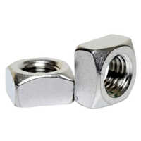 Stainless Steel Square Nuts - 3 Mm Size, High Quality, Polished Silver Finish