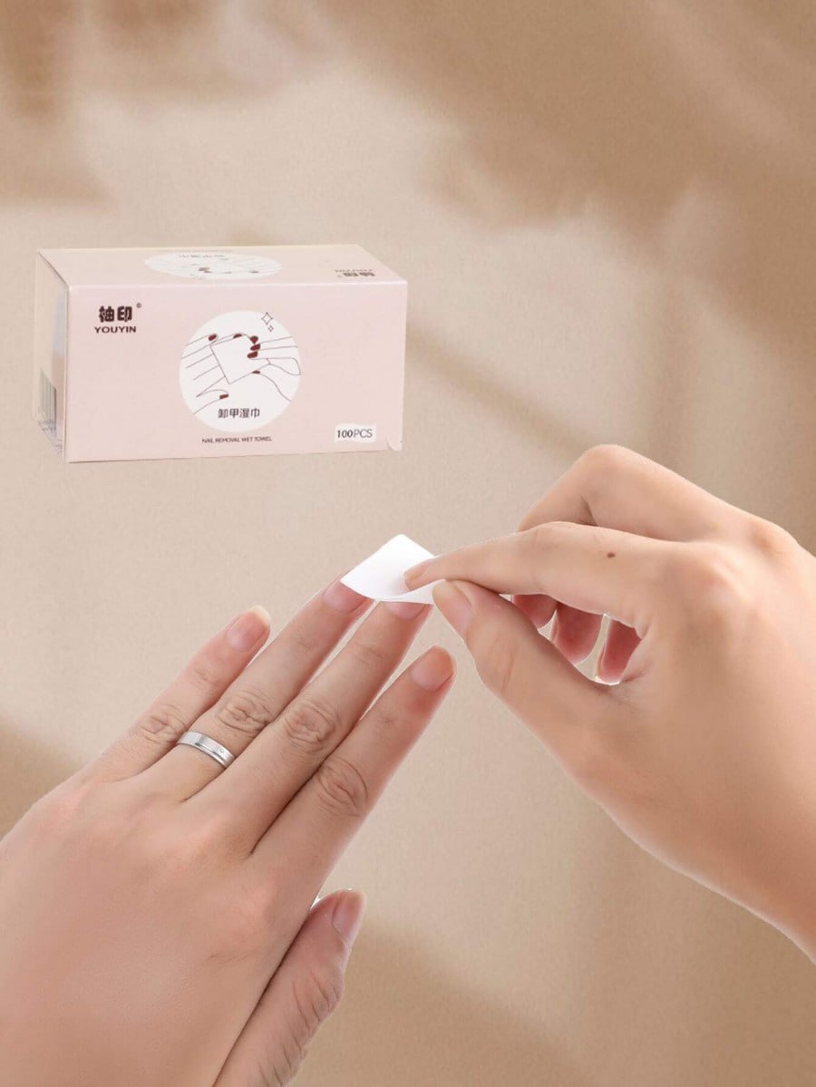 NAIL REMOVAL WET WIPES (100 PC)
