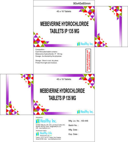 Mebeverine Hydrochloride tablet 135mg