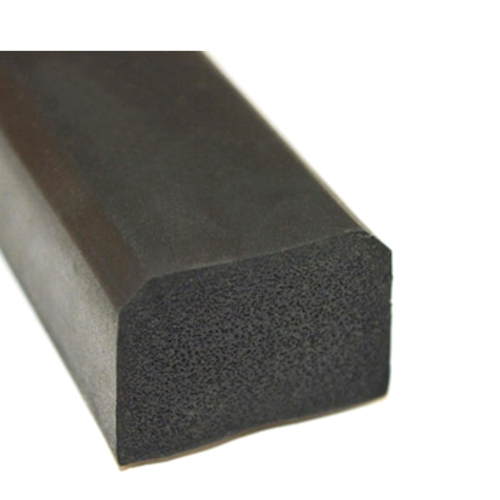 Black EPDM Sponge Rubber Profile