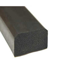 Black Epdm Sponge Rubber Profile Ash %: Nil
