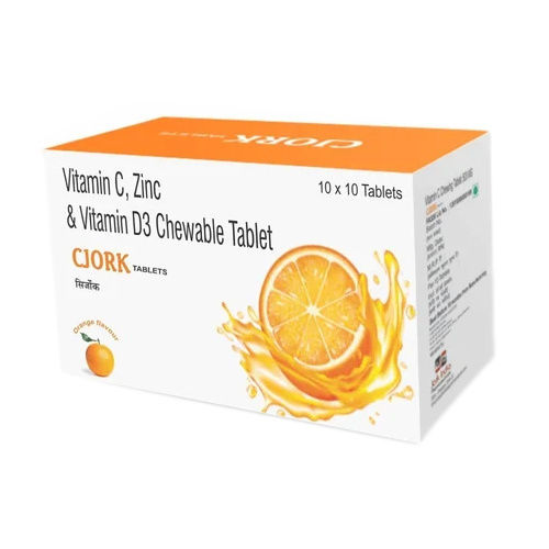 Vitamin C Vitamin D3 And Zinc Tablet General Medicines