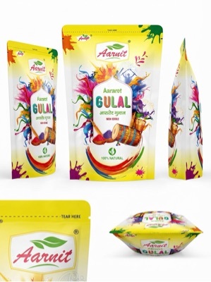 Gulal Packaging Pouch - Color: All Color Available