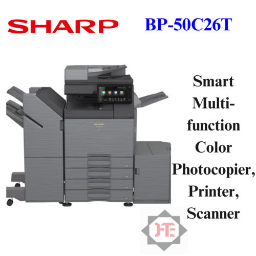 Sharp Bp 50c26t Color A3 Size Duplex Photocopier Printer Scanner