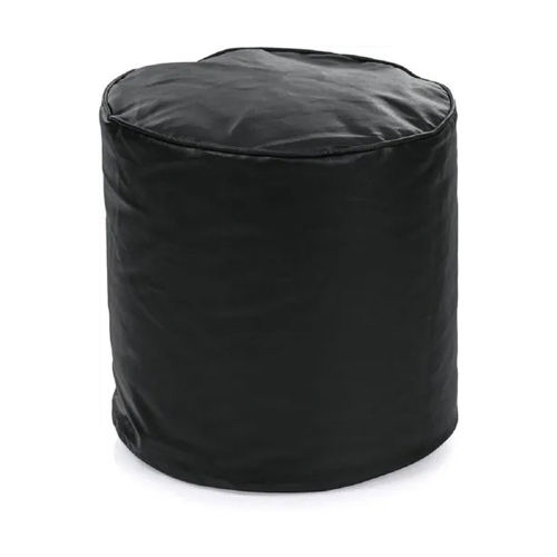 Black Pouffe Bean Bag Cover