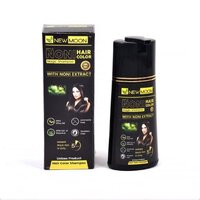 Rikaba Hair Color Shampoo - Plastic, 100ml | Ammonia Free, Easy Application, Long Lasting Grey Coverage, Vibrant Natural Black Color
