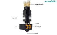 2 In 1 Out Hotend dual color extruder