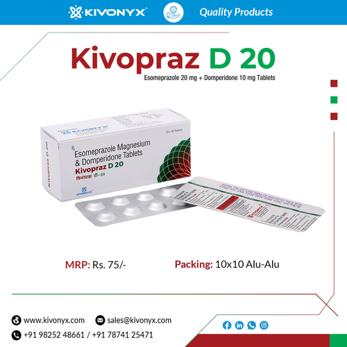 Esomeprazole 20 mg Domperidone 10 mg Tablet