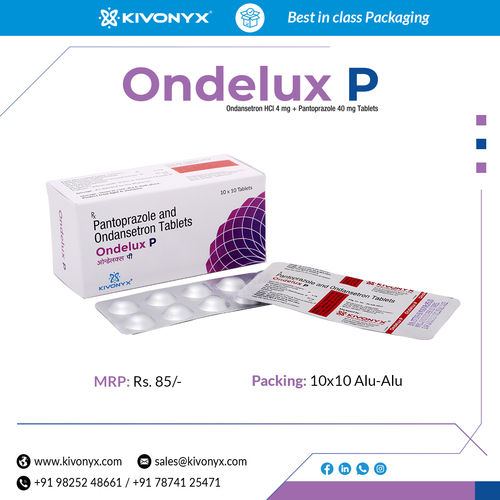 Pantoprazole 40 mg Ondansetron 4 mg Tablet
