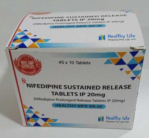 Nifedipine sustained release tablet 20mg