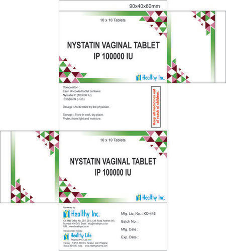 Nystatin vaginal tablet 1,00,000 IU