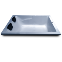 5 ft x 4 ft Fixed Bathtub