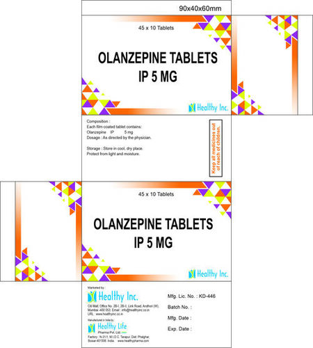 Olanzepine tablet 5mg