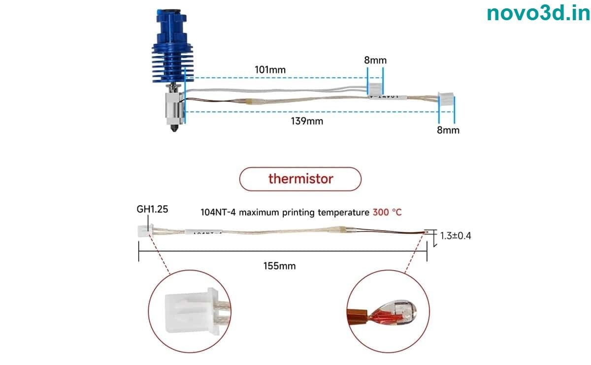 Bambu Lab High Speed Print Head Upgrade V6 Hotend Kit