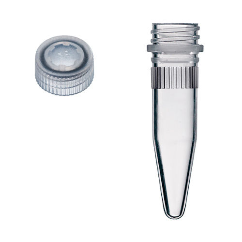 2211-S0 1.5 mL Ribbed, Conical Screw Microtubes And Flat Screw Caps
