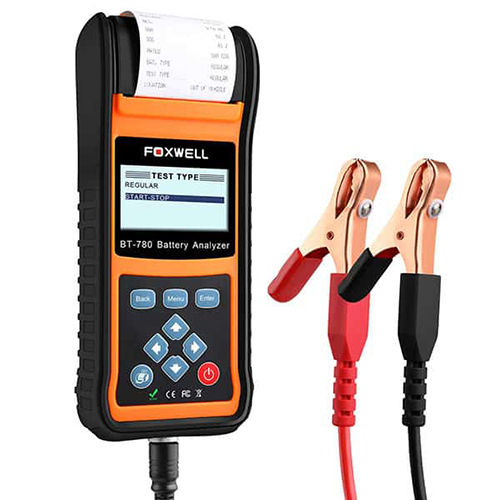 Black And Orange Foxwell Bt-780 Battery Analyzer