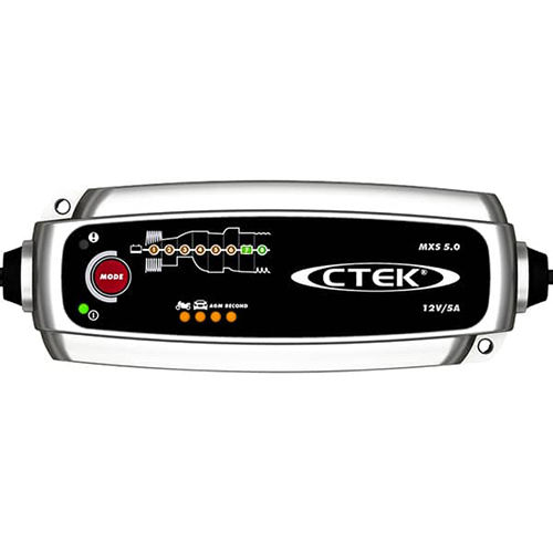 Ctek Mxs 5.0t - Best Showroom Battery Chargers - Material: Metal