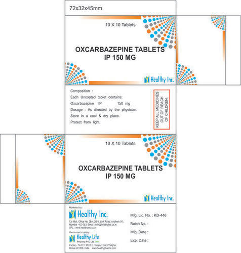 Oxcarbazepine Tablets 150 Mg