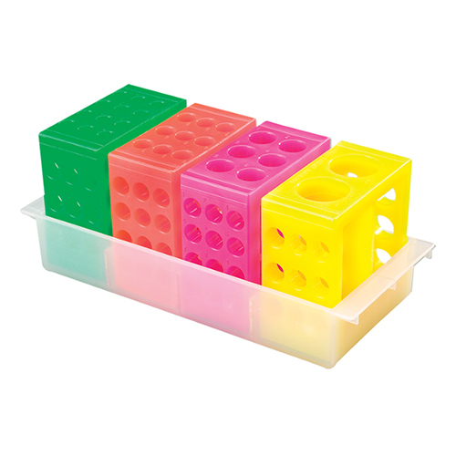 Polypropylene (Pp) 5400-29 4-Way Flipper With Tray - Application: Storing And Organizing Laboratory Tubes