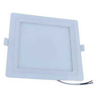 12w Led Panel Light - Metal & Glass , Customizable Size & Color Options For Commercial Applications, Bright Uniform Illumination
